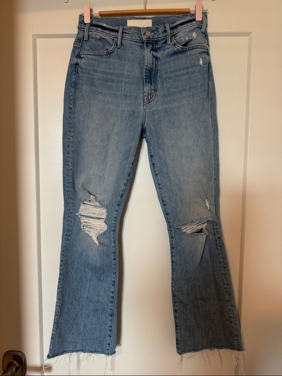 MOTHER Denim - Mother Superior Denim Hustler Ankle Fray Rope's End Jeans Size 27 $268